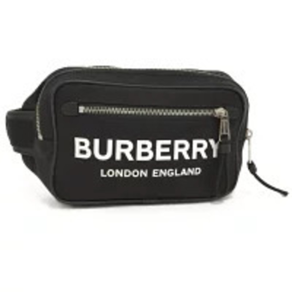 BURBERRY Body Bum Crossbody Belt Bag Logo Black